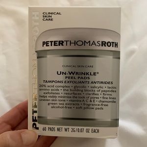 Peter Thomas Roth unwrinkle peel pads 60ct new in box